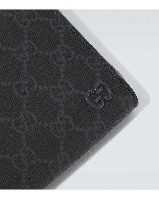 Cartera Con Gg Gucci de hombre de color Black