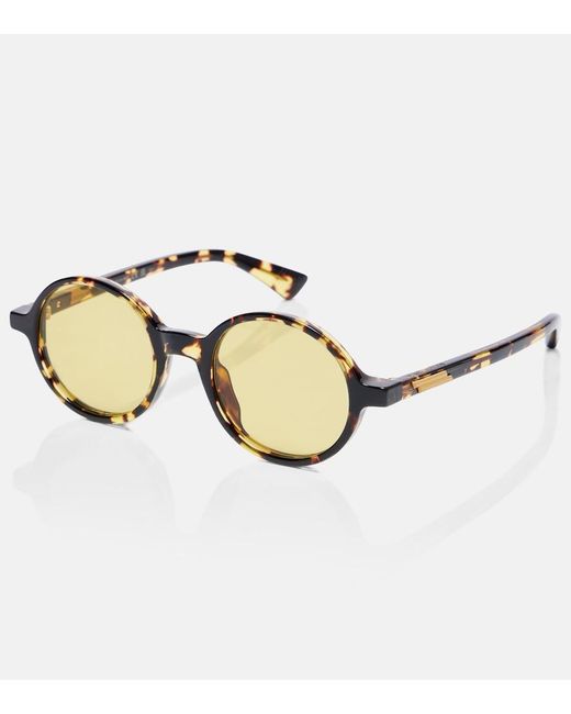 Bottega Veneta Brown Round Sunglasses
