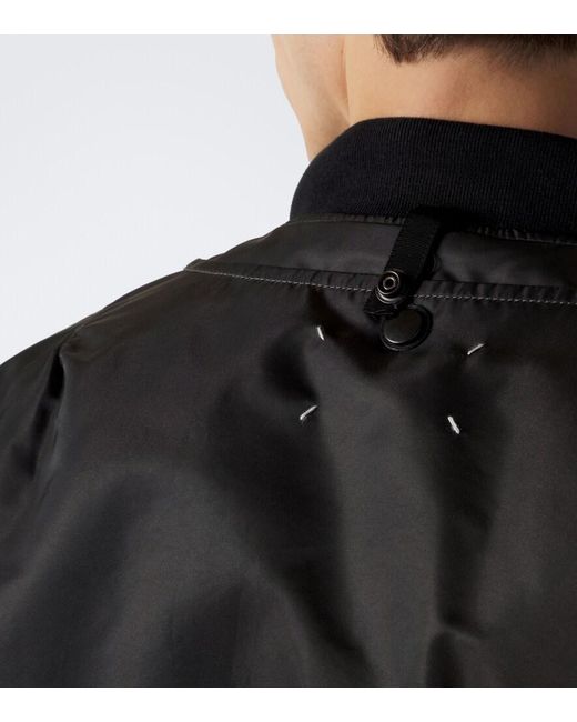 Maison Margiela Black Reversible Bomber Jacket for men