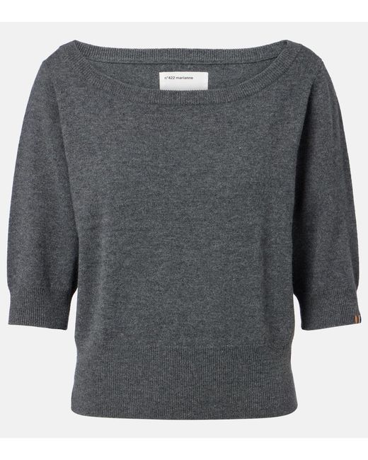 Extreme Cashmere Gray N°422 Marianne Cashmere Sweater
