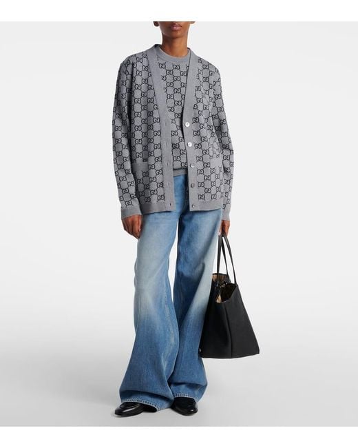 Cardigan di Gucci in Gray