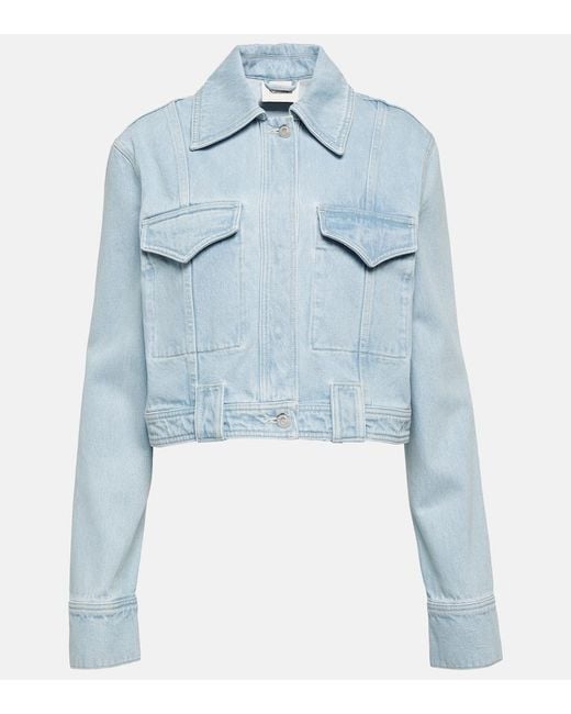 Nanushka Blue Verena Denim Jacket