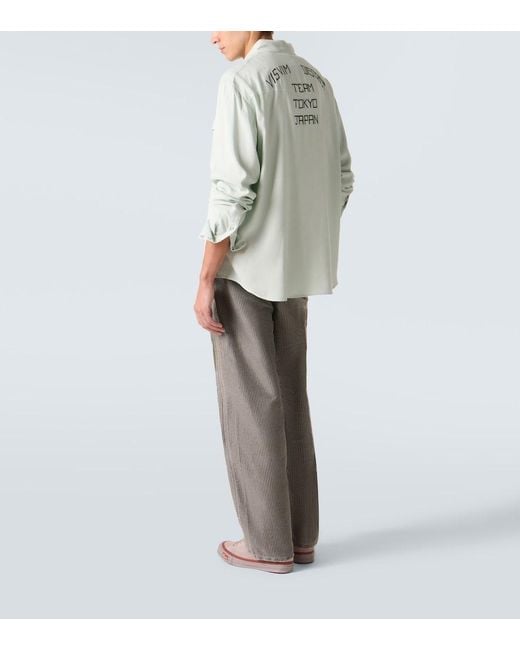 Camicia Four Corners di Visvim in White da Uomo