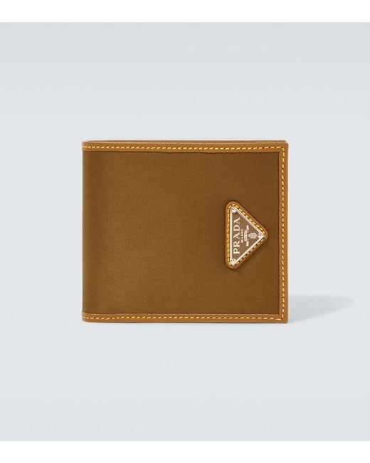 Prada Re-Nylon Portemonnaie in Brown für Herren
