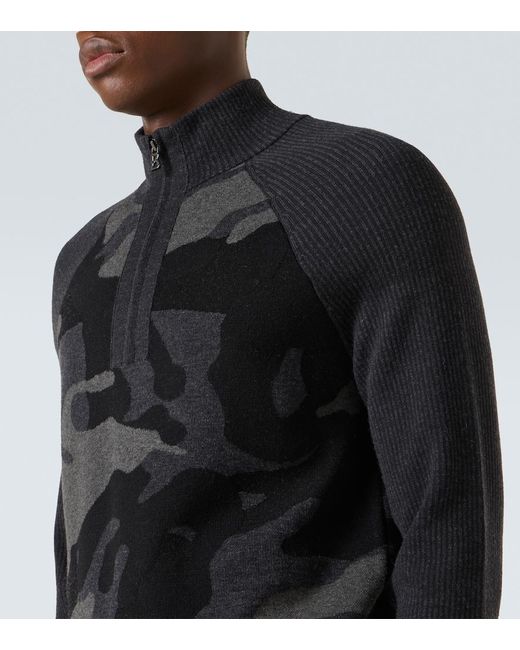 Bogner Black Reso Virgin Wool Sweater for men