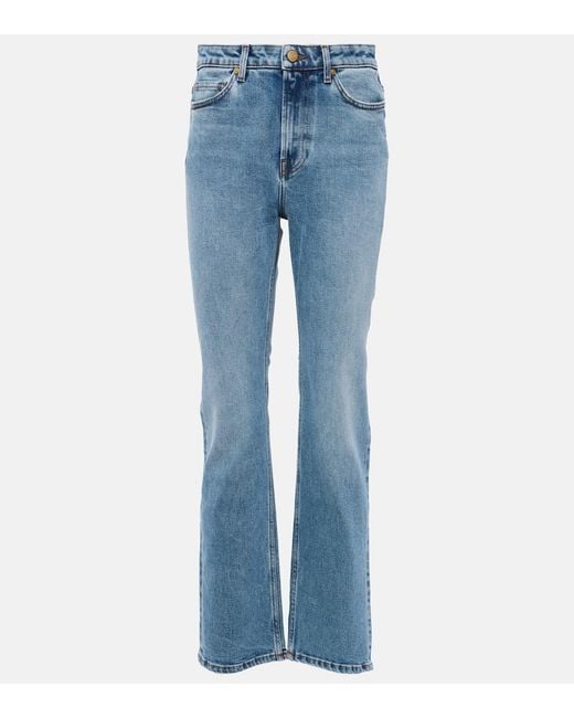 TOVE Blue Marlo Straight Jeans