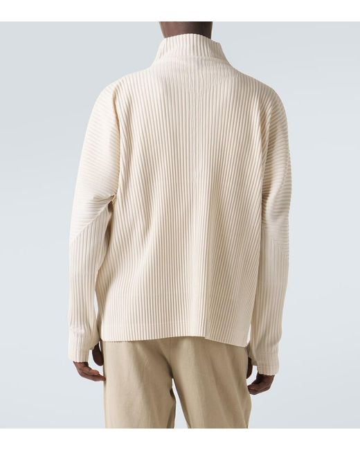 Homme Plissé Issey Miyake Natural Monthly Colors: March Pleated T-Shirt for men