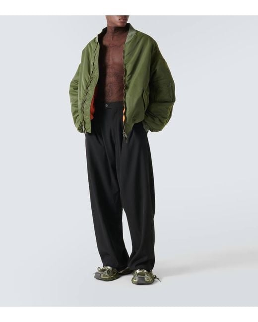 BALENCIAGA bomberオリーブグリーン size 3 Balenciaga Bomber Jacket 'Dark Green' 796940TPO042840