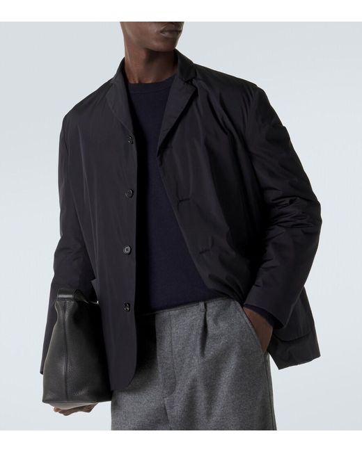 Jil Sander Blue Padded Jacket for men
