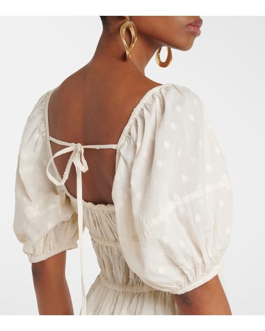Ulla Johnson Natural Maxikleid Palma Aus Baumwolle