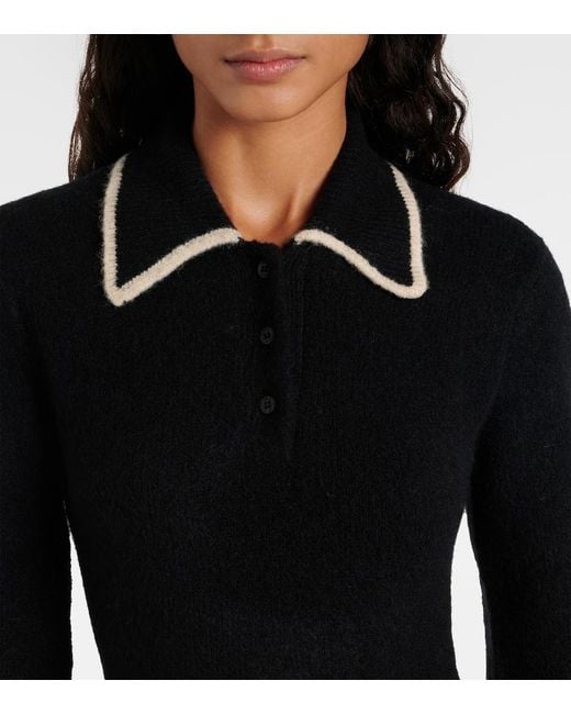 Staud Black Dujour Minidress