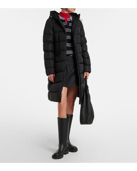 Moncler Black Avocette Down Coat