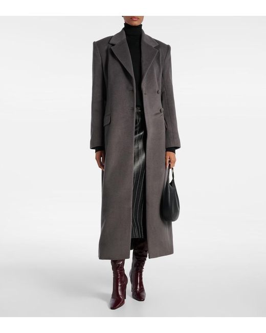 TOVE Gray Vonnie Wool Coat