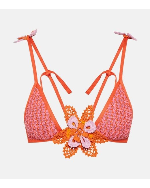 Roberta Einer Red Bralette Chiara