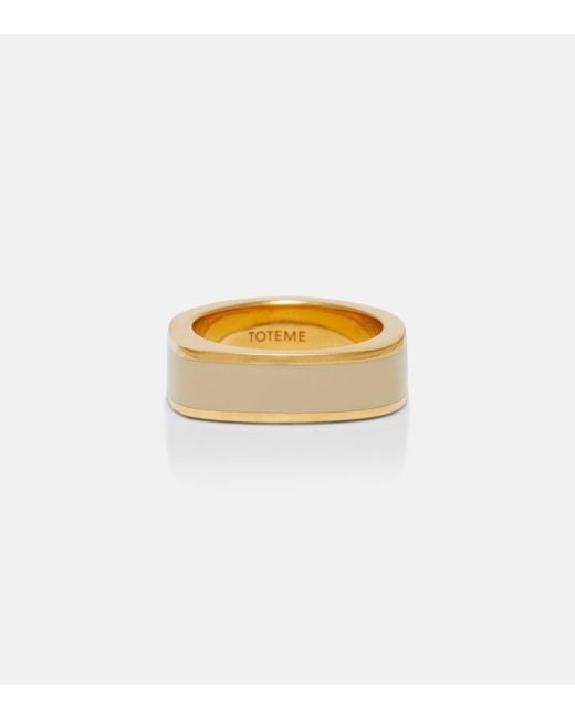 Totême Metallic Signature 18Kt-Plated Ring