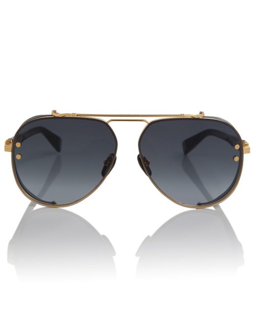 Balmain 57mm cheap aviator sunglasses