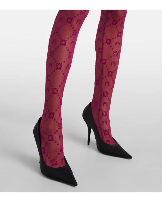 bedruckte strumpfhose