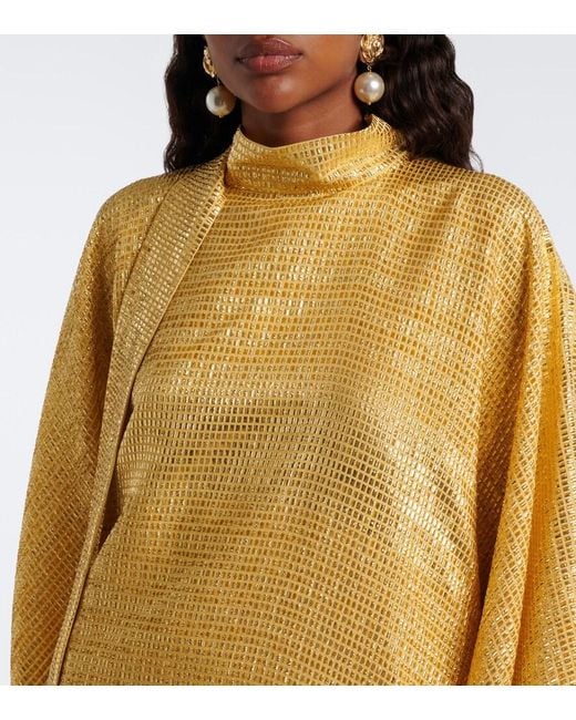 Taller Marmo Yellow Denver Sunrise Fil Coupe Kaftan