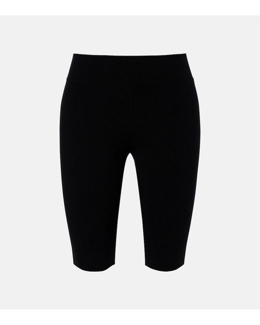 Totême Black Knitted Shorts