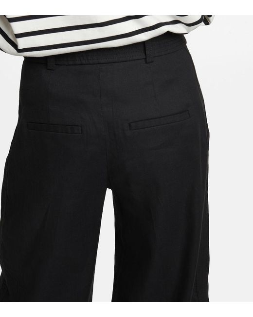 Veronica Beard Black Rimini Belted Pants