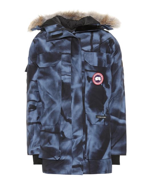 Canada Goose Blue Expedition Camouflage Parka