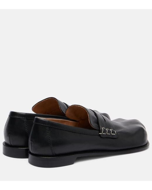 J.W. Anderson Black Leather Loafers