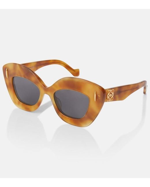 Loewe Brown Retro Screen Cat-Eye Sunglasses
