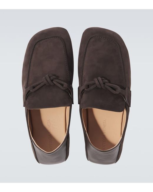 Bottega Veneta Brown Daddy Suede Loafers for men