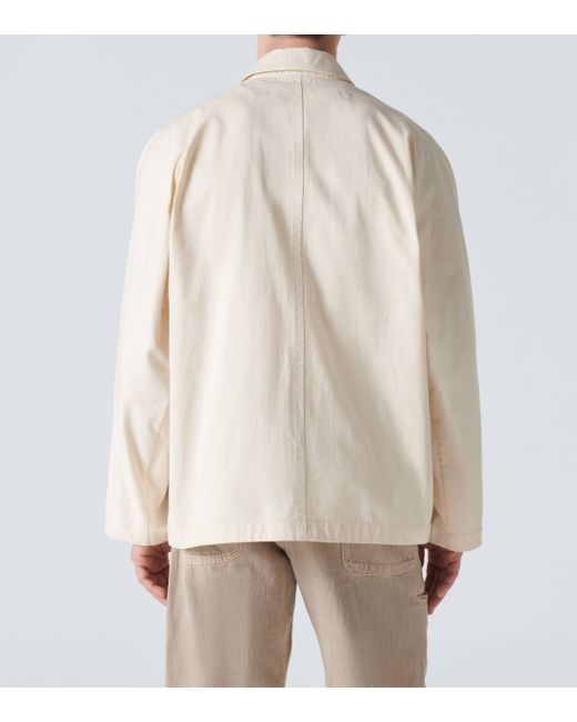 Veste Boxy en coton Lemaire pour homme en coloris White