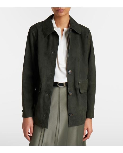 Vince Green Suede Jacket
