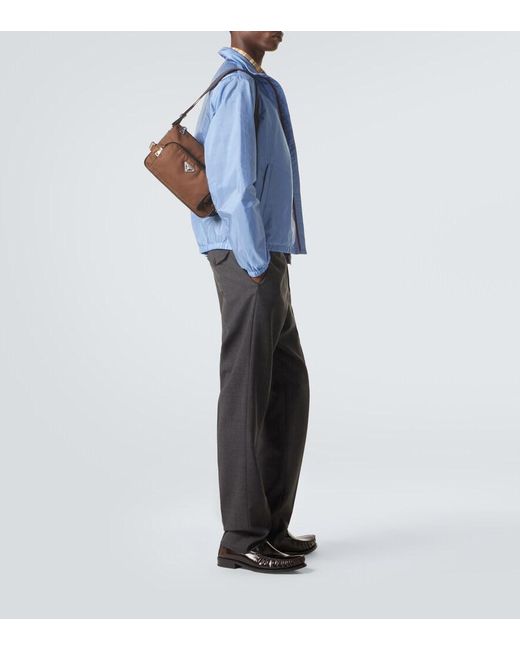 Prada Brown Re-Nylon Shoulder Bag for men
