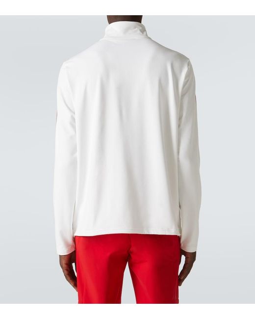Fusalp White Mario Iii B Half-Zip Ski Top for men