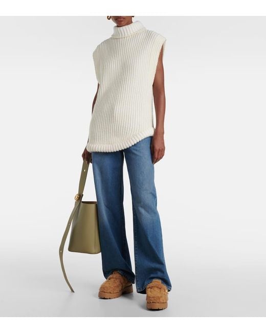 Mules Shea En Shearling Jimmy Choo en coloris Brown