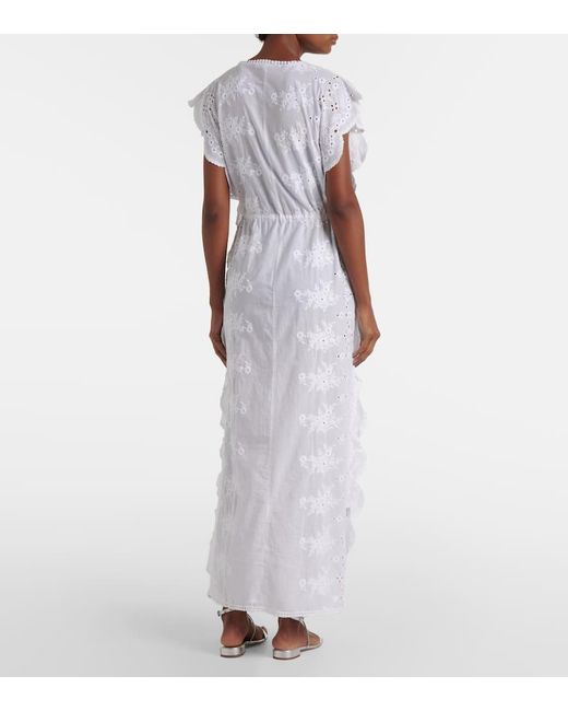 Robe De Plage Talitha En Coton Melissa Odabash en coloris White