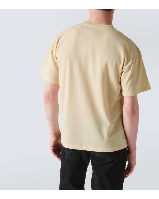 T-shirt Cassandre en coton melange Saint Laurent pour homme en coloris Natural