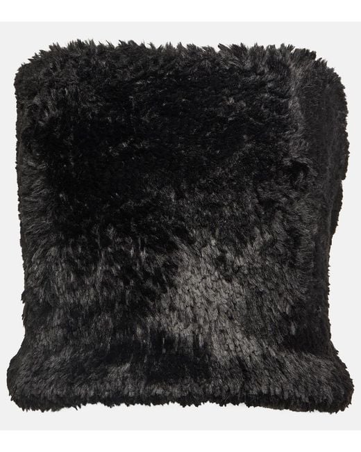 J.W. Anderson Black Cropped Tube Top