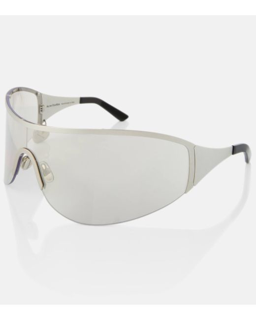 Acne Gray Shield Sunglasses