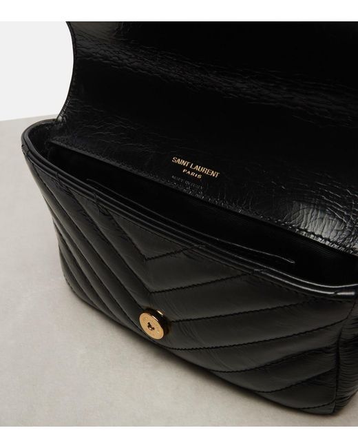 Portafoglio Con Applicazione di Saint Laurent in Black