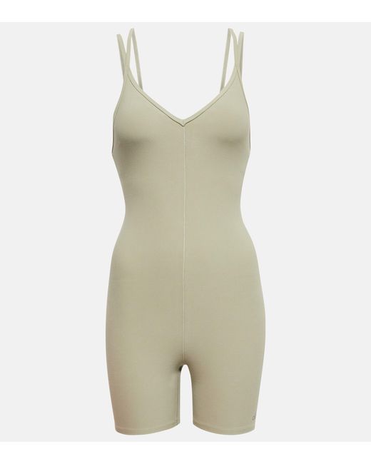Alo Yoga Suns Out Alosoft Bodysuit in Green Lyst