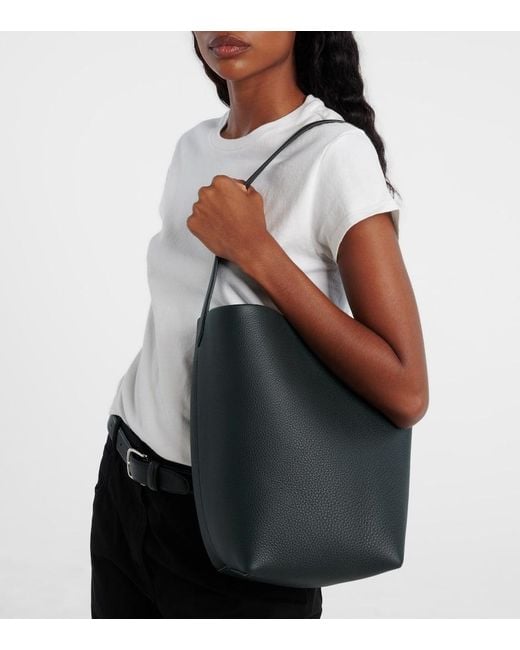 Bolso Park N/S Medium De Piel The Row de color Black