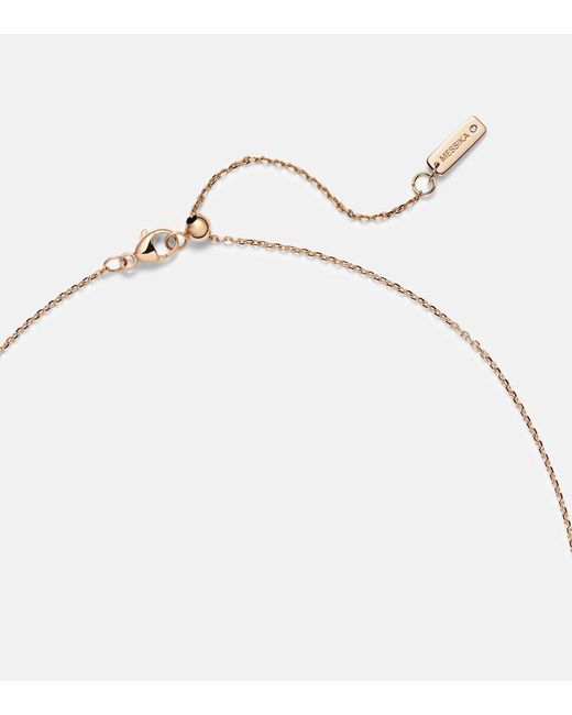 Messika White Move Uno 18Kt Rose Choker With Diamonds