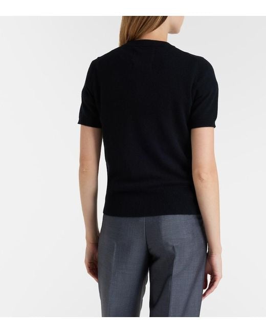 Extreme Cashmere Black N°399 Flyer Cashmere Cardigan
