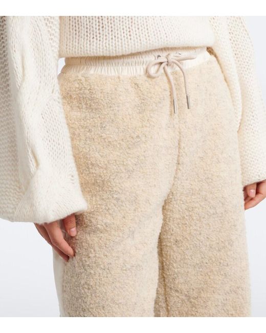 Moncler Natural Teddy Sweatpants