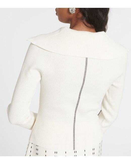 Jonathan Simkhai White Beckie Sweater
