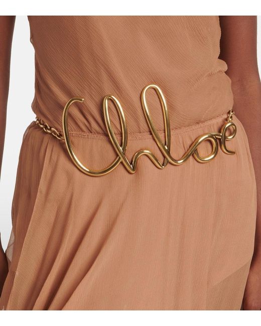 Chloé Metallic Iconic Belt