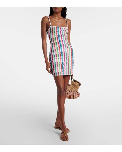 Missoni Blue Zig Zag Minidress