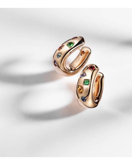 Pomellato White Ohrringe Iconica Aus 18Kt Rosegold Mit Edelsteinen