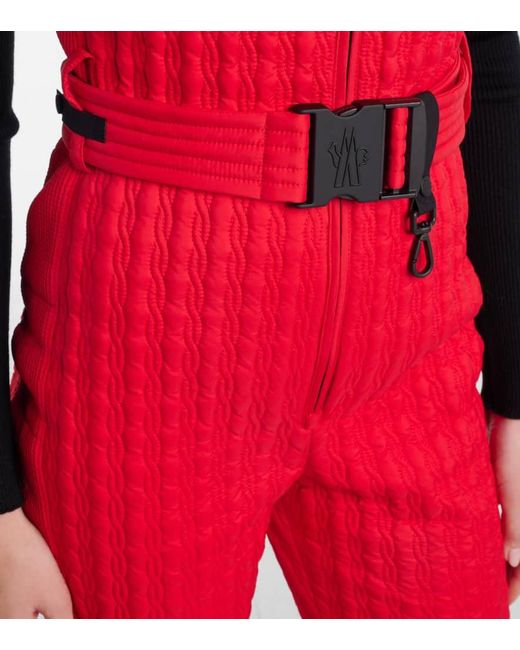 Moncler Red Skianzug
