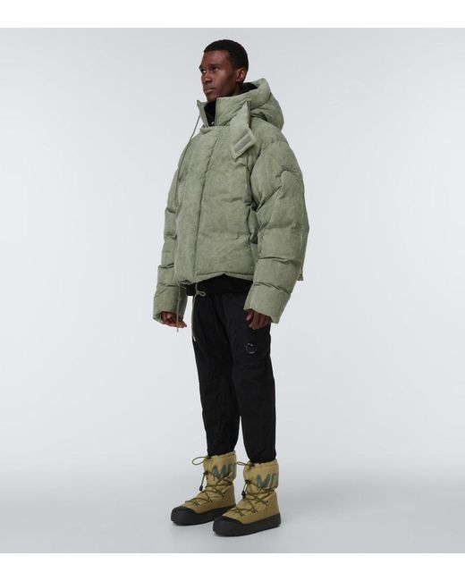 Moon Boot Green Logo Snow Boots for men