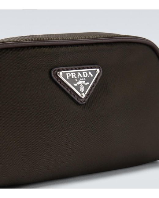 Prada Etui Speedrock Aus Re-Nylon in Brown für Herren